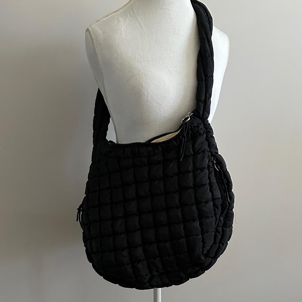 Black Quilted Shoulder Bag